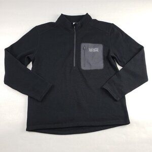 Mtn Ops Summit Fleece Jacket Mens Medium Black 1/4 Zip Pullover Outdoor Winter